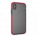 Wholesale iPhone X (Ten) Mesh Hybrid Case (Red)